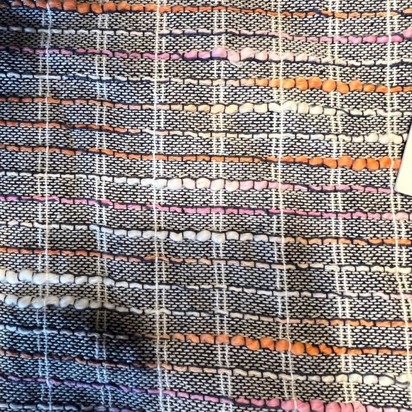 THML Top Boutique 100% Cotton Boho Peplum Flutter Sleeve Festival NWT Size XS - Picture 4 of 5